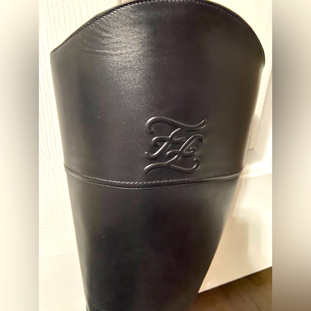 Fendi riding black boots